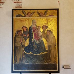 [object Object] - Madonna with Child and SS. Franciscans