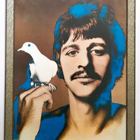 [object Object] - Psychedelic portraits Beatles poster Ringo Starr