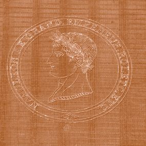 null - Forma da carta filigranata con le immagini di Napoleone Bonaparte e Maria Luisa d’Austria
