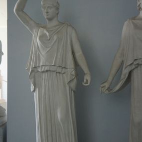 null - calco di statua, Peplophoros 