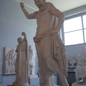 null - calco di statua, Poseidon 