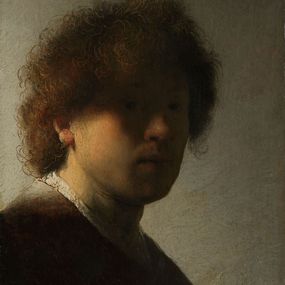 Rembrandt Harmenszoon van Rijn, detto Rembrandt - Autoritratto giovanile
