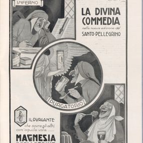 [object Object] - Magnesia San Pellegrino Prodel advertising postcards