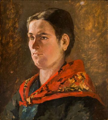 Giovanni Fattori - Third wife Portrait