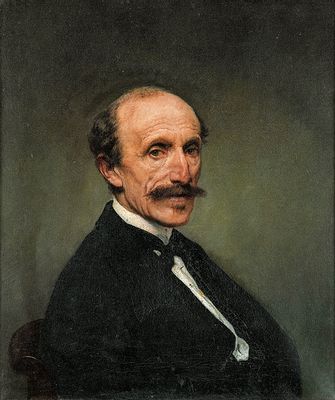 Francesco Hayez - Portrait of the engineer Giuseppe Clerici