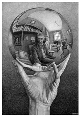 Maurits Cornelis Escher - Mano con sfera riflettente