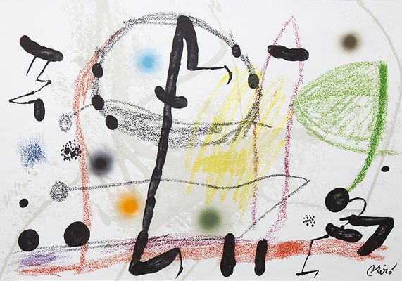 Joan Mirò - Without title