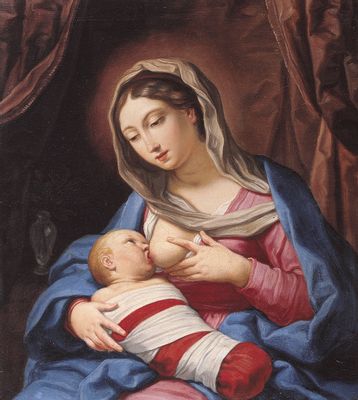 Elisabetta Sirani - The Madonna Nursing the Child