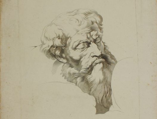 Giovanni Folo - Head of apostle from Raphael's Transfiguration