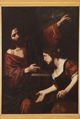 Valentin de Boulogne  - Christ and the Samaritan woman