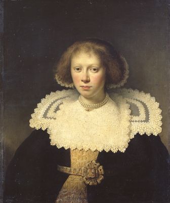 Dirck Dircksz van Santvoort - Young woman portrait
