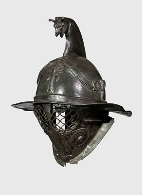 Thracian helmet with palm