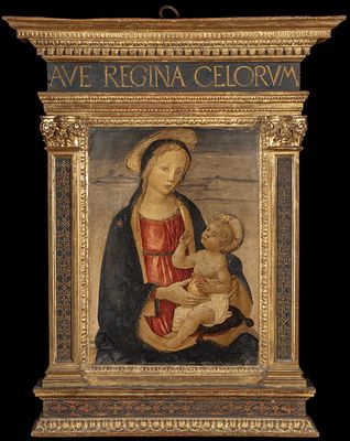 Lorenzo di Giovanni di Nofri, detto Maestro di San Miniato - Madonna with child