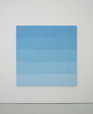 Ettore Spalletti - Farbverlauf blau