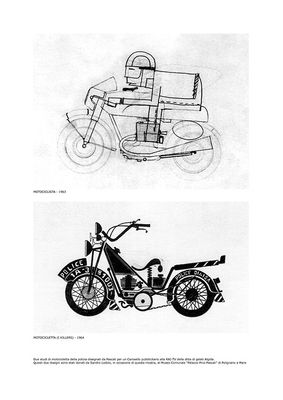 Pino Pascali - motocyclettes