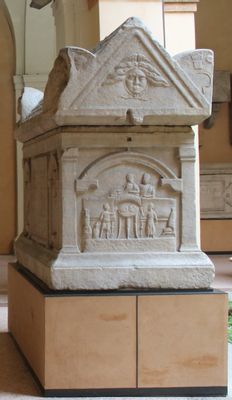 Sarcophagus of Flavius Vitalis and Bruttia Aureliana