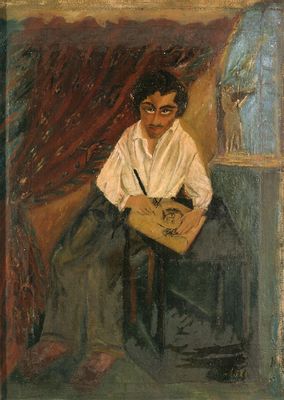 Antonietta Raphaël Mafai - Portrait of Mario