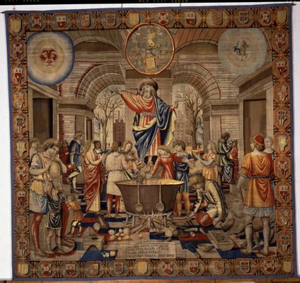 Bartolomeo Suardi, detto Bramantino - Tapestry Representing December 