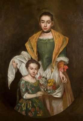 Giacomo Ceruti - Portrait of two girls, the two sisters