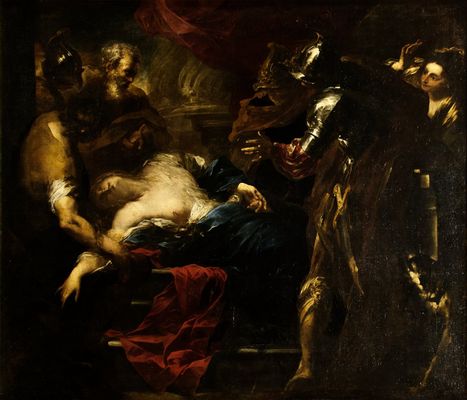 Valerio Castello - Morte di Lucrezia