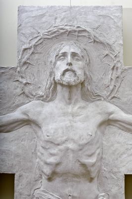Leonardo Bistolfi - Crucified Christ