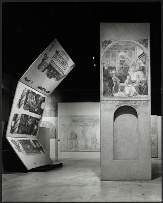 Carlo Scarpa - Preparación de la exposición Frescos from Florence