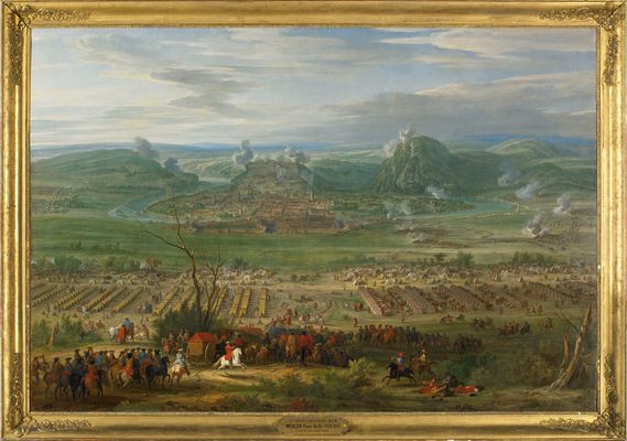 Adams Frans Van der Meulen - L'assedio di Besançon di Luigi XIV nel 1674