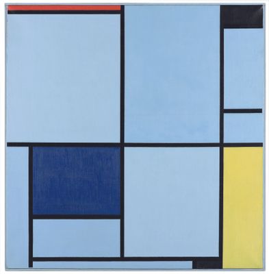 Piet Mondrian - Composizione con rosso, giallo e blu