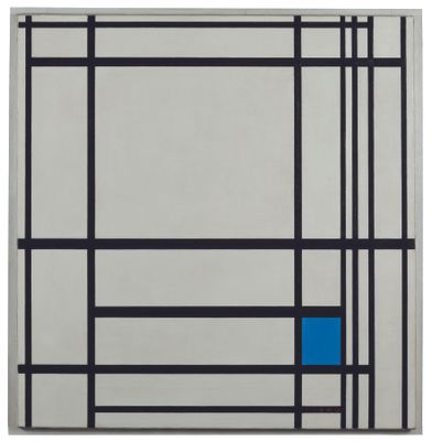 Piet Mondrian - Composizione con linee e colore III