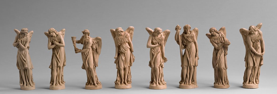 François Nicolas Delaistre - Eight sketches of angels for the Sainte-Croix cathedral in Orleans