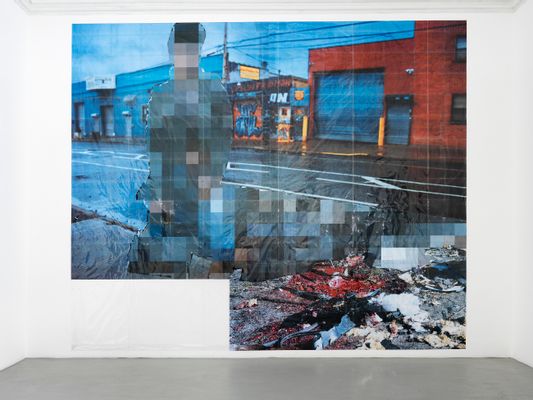 Thomas Hirschhorn - Pixel-Collage n°83 
