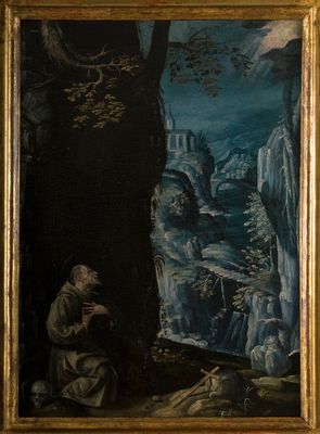 Antonio d'Enrico, detto Tanzio da Varallo - St. Francis of Assisi in prayer on La Verna