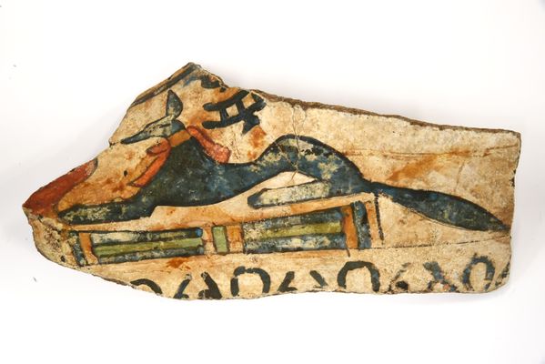 Fragmento de cubierta de momia