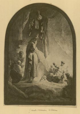 Rembrandt Harmenszoon van Rijn, detto Rembrandt - Te resurrection of Lazarus