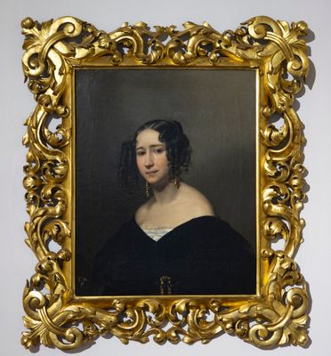 Giuseppe Molteni - Retrato de una dama