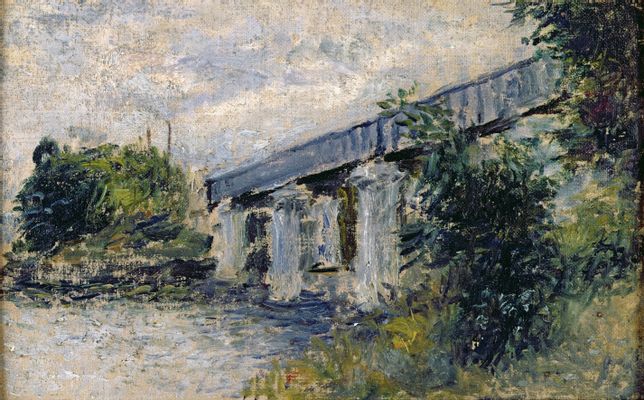 Claude Monet - Il ponte ferroviario di Argenteuil