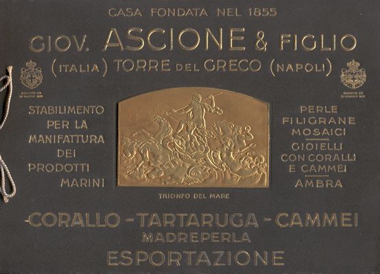 Catalogue de la firme Giovanni Ascione et fils
