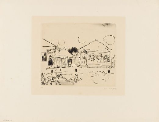 Marc Chagall - La via Pokrowska a Vitebsk