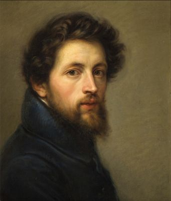 Giovanni Carnovali, detto il Piccio - Retrato de un caballero
