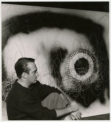 Paolo Monti - Portrait with the painter Crippa