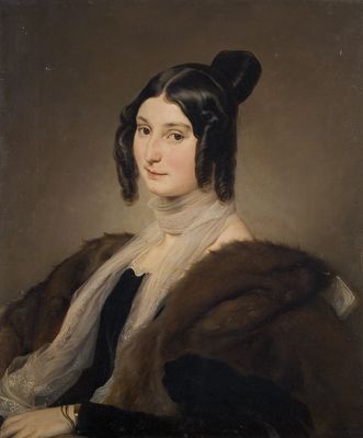 Francesco Hayez - Portrait of Clara Maffei