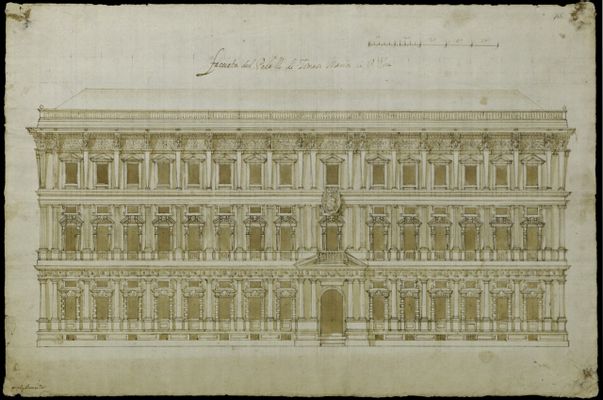 Facade of the palace of Tommaso Marino towards Piazza San Fedele