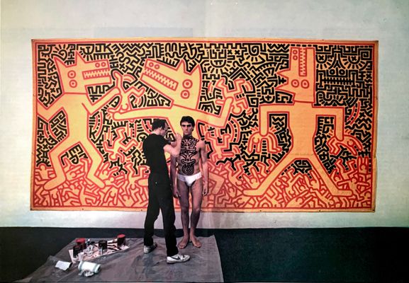 Keith Haring e Lucio Amelio