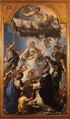 Luca Giordano - Madonna of the canopy