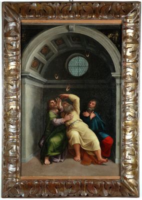 Girolamo Sellari, detto Girolamo da Carpi - Three apostles of Pentecost