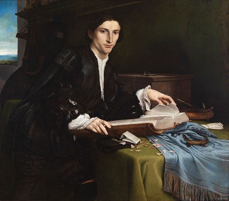 Lorenzo Lotto - Portrait d'un jeune monsieur