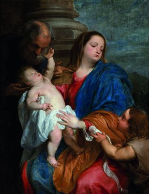 Antoon van Dyck - Sacra famiglia con san Giovannino