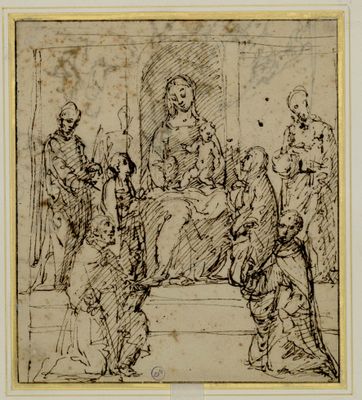 Vincenzo Tamagni - Madonna und Kind mit Heiligen