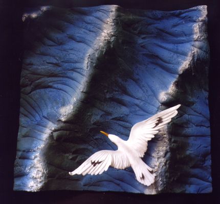Piero Gilardi - Sea with seagull