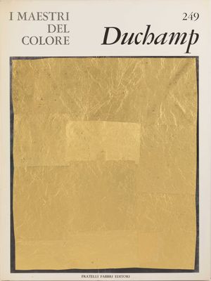 Flavio Favelli - The gold series masters: Duchamp